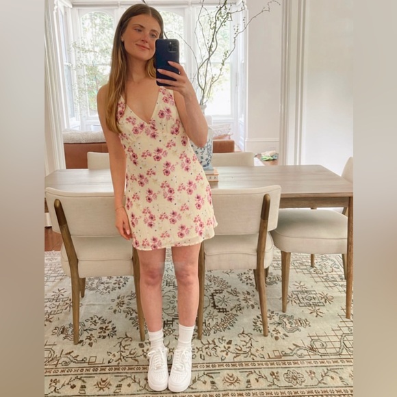 Princess Polly | Dresses | Princess Polly Nellie Mini Dress In Yellow Floral  | Poshmark